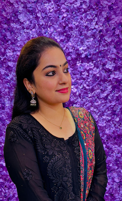 Viscose Kurti 3d Work