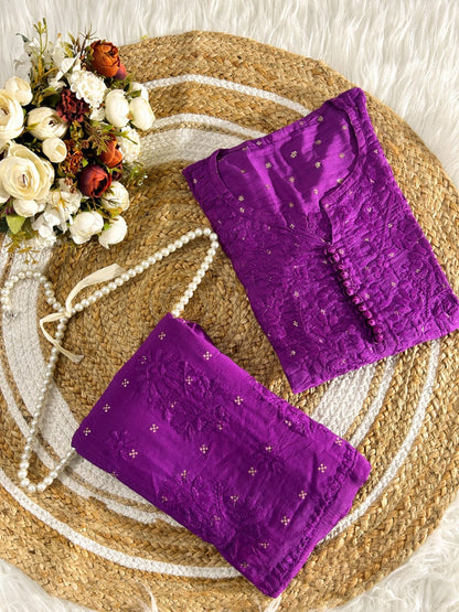 Chanderi set