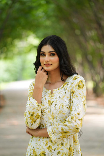 Mul Mul Kurti Chikan