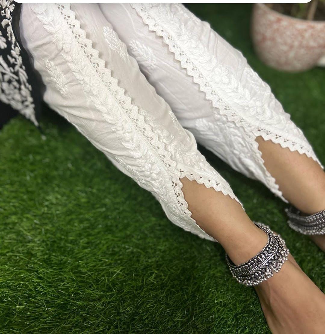 Dhotti Chikankari