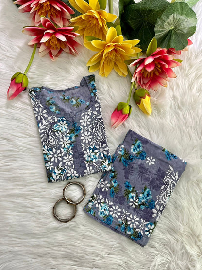 Mul Mul Cotton Kurti lazo