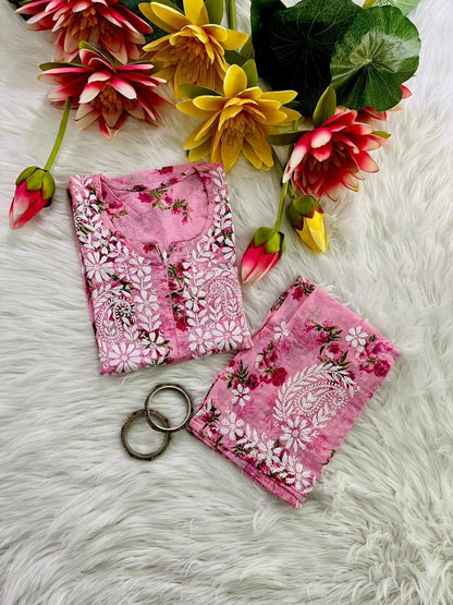 Mul Mul Cotton Kurti lazo