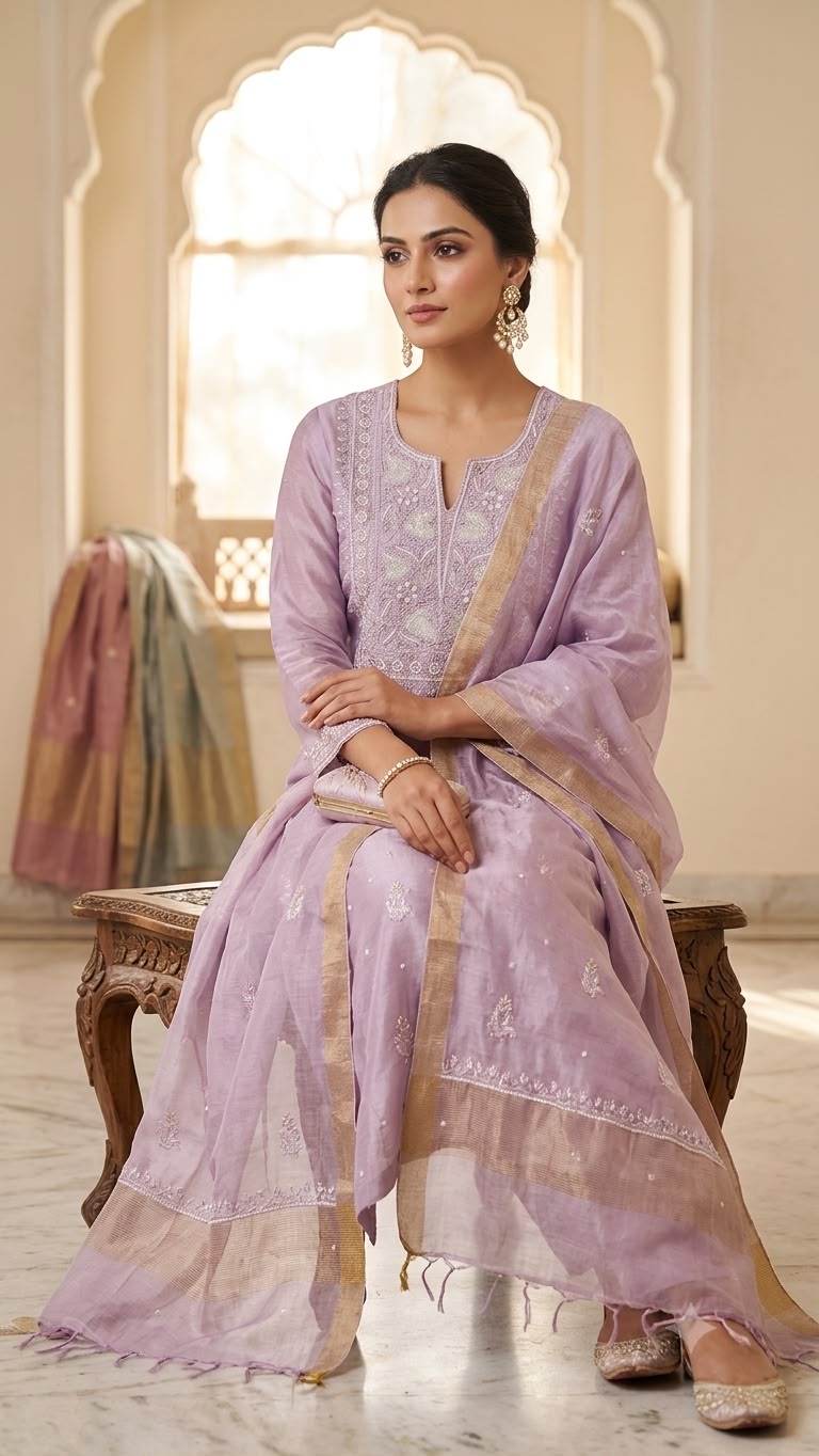 Mul Chanderi Silk
