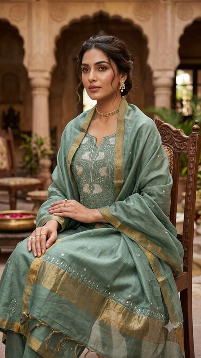 Mul Chanderi Silk