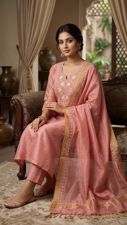 Mul Chanderi Silk