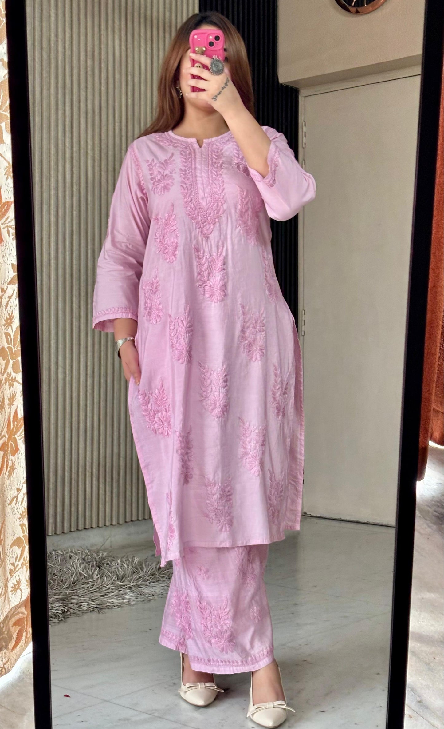 Dye Chanderi Set