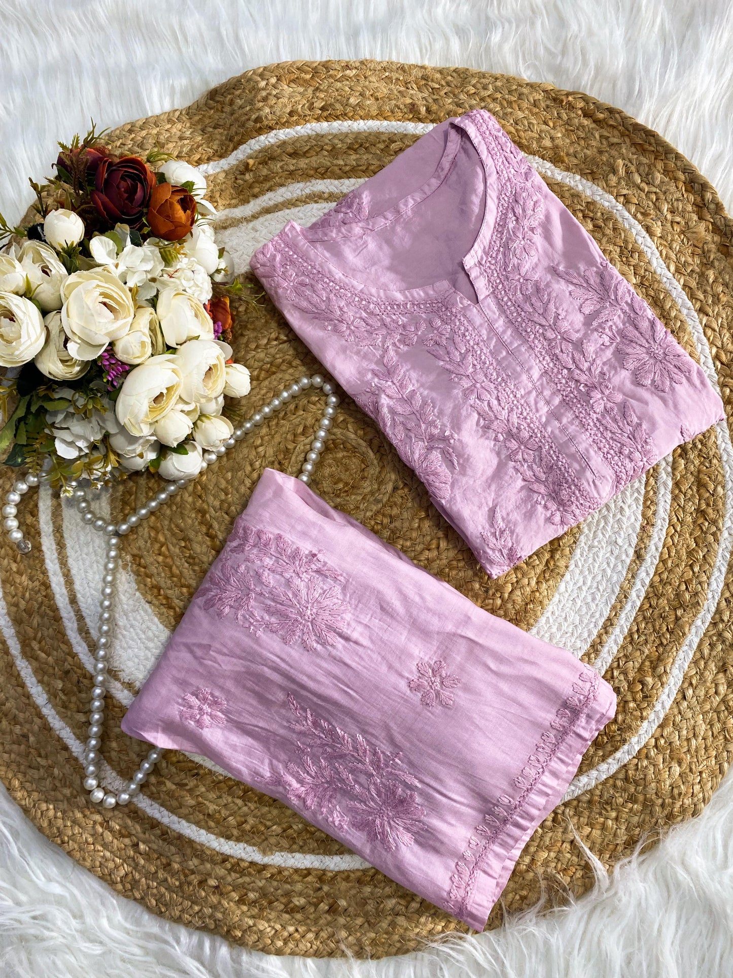 Dye Chanderi Set