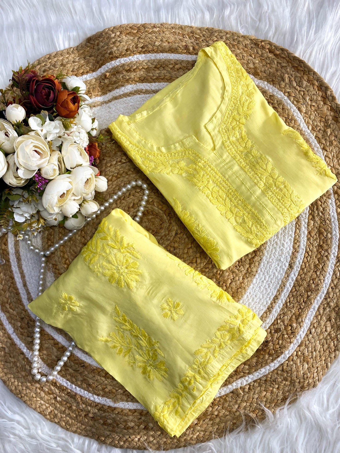 Dye Chanderi Set