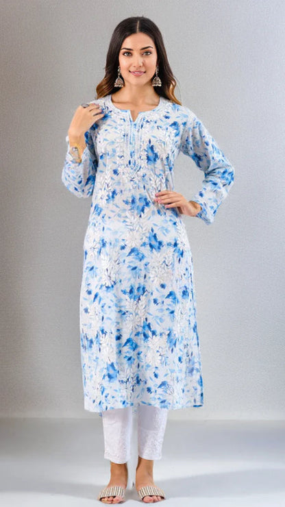 Mul Mul Kurti Chikan
