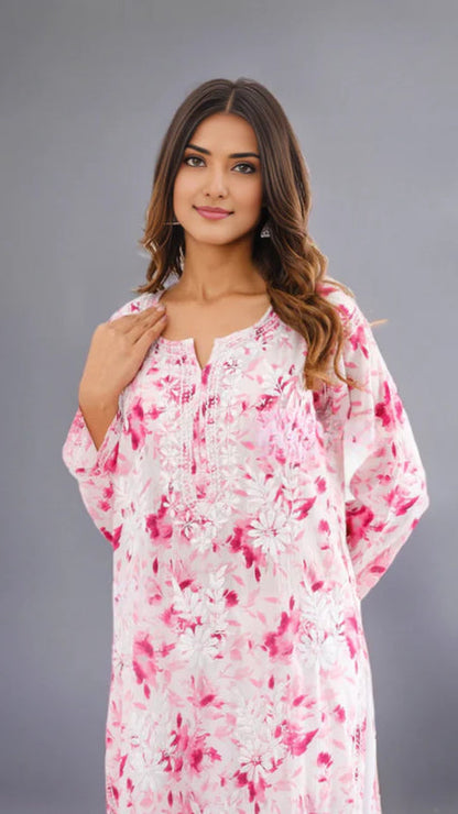 Mul Mul Kurti Chikan