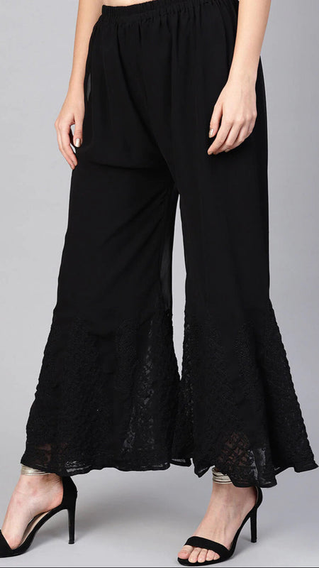 Sharara Georgette Attached Inner