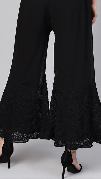 Sharara Georgette Attached Inner