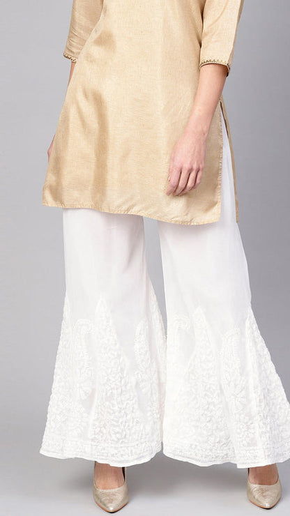 Sharara Georgette Attached Inner