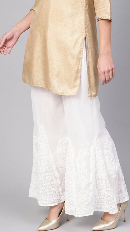 Sharara Georgette Attached Inner
