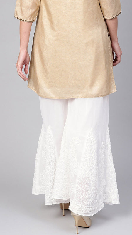 Sharara Georgette Attached Inner