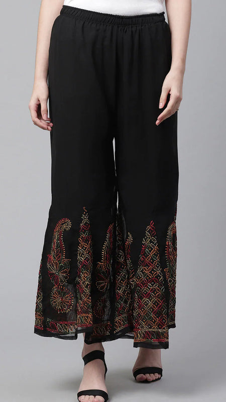 Sharara Georgette Attached Inner