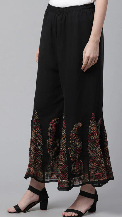 Sharara Georgette Attached Inner